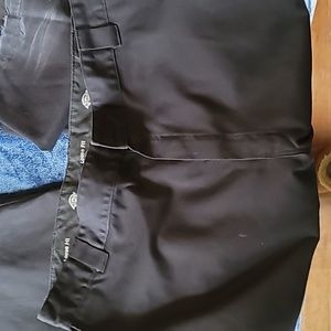 Dickies men loose fit black work pants